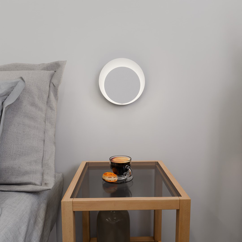 Emibig Circle White G9 Wall Light Image 5