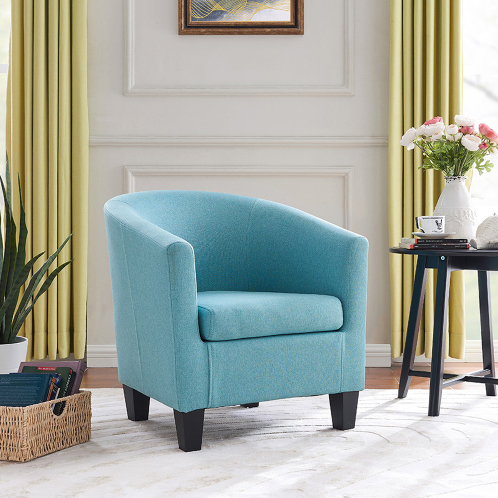 Home Detail Canberra Teal Tub Chair Image 4