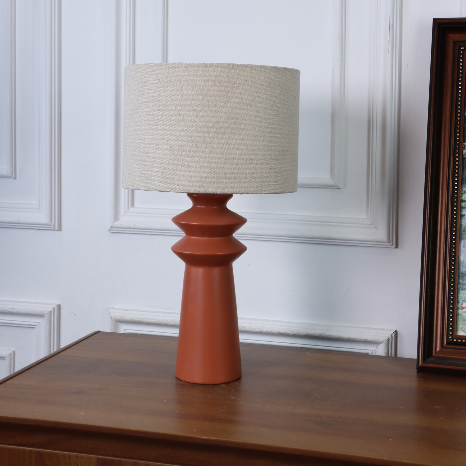 Ember Table Lamp - Brown and Neutral Image 5