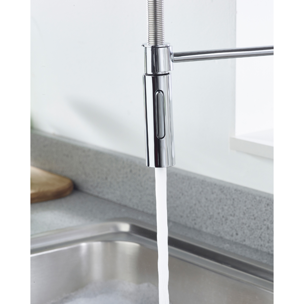 Bristan Sabre Chrome Professional Kitchen Mono Sink Mixer Tap Image 3