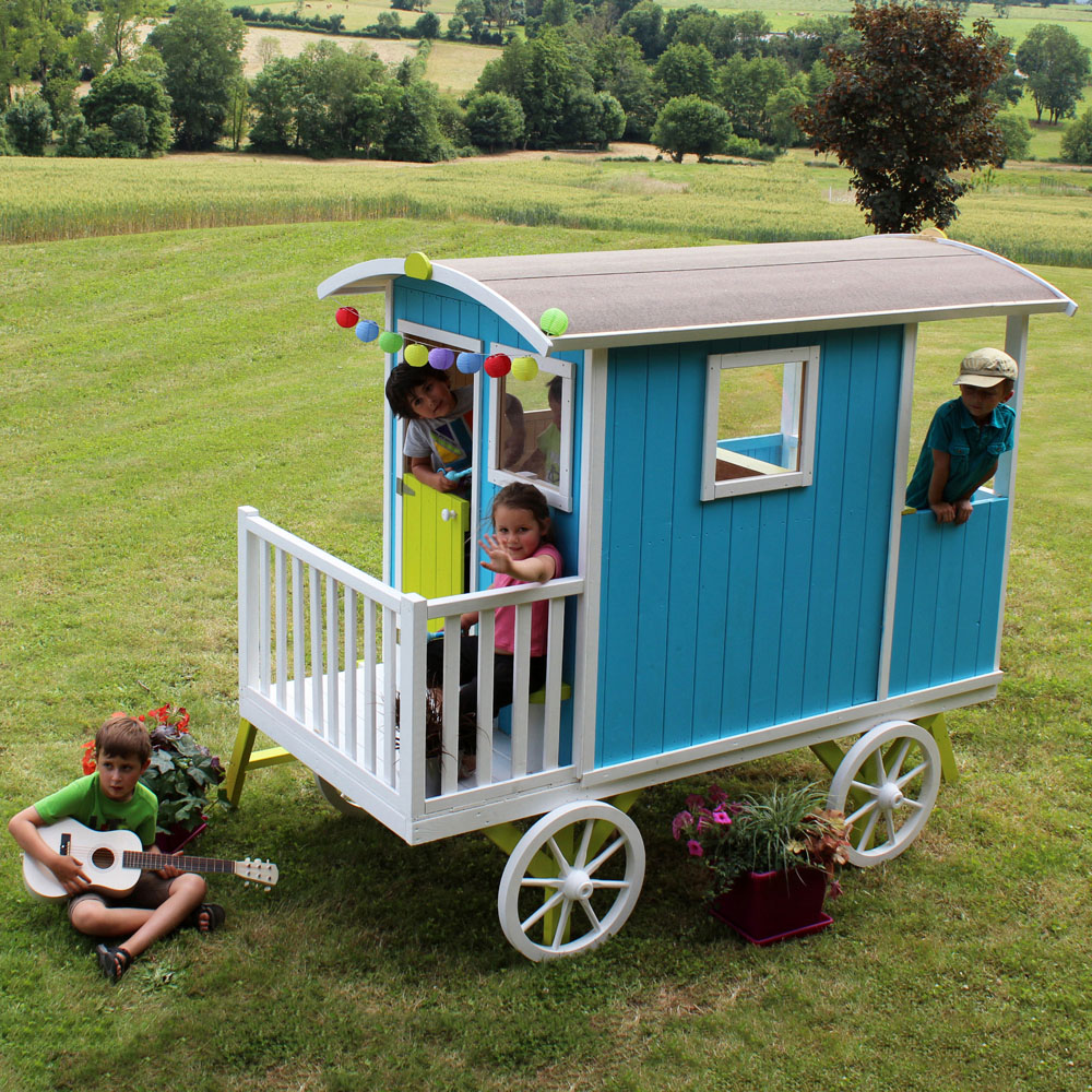 Soulet Carry 6 x 8ft Kids Wooden Shepherds Hut Playhouse Image 6