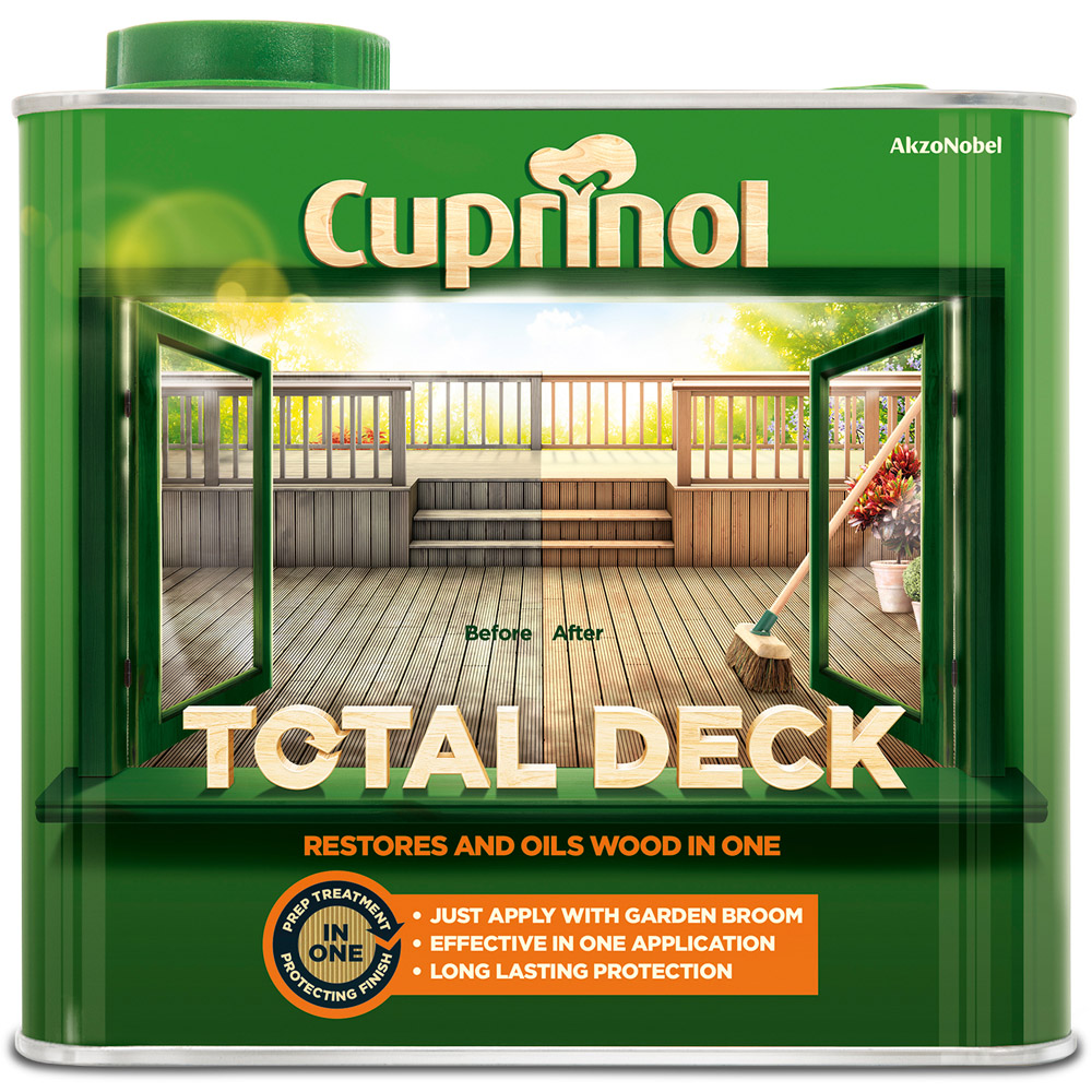 Cuprinol Clear Total Deck 2.5L Image 2