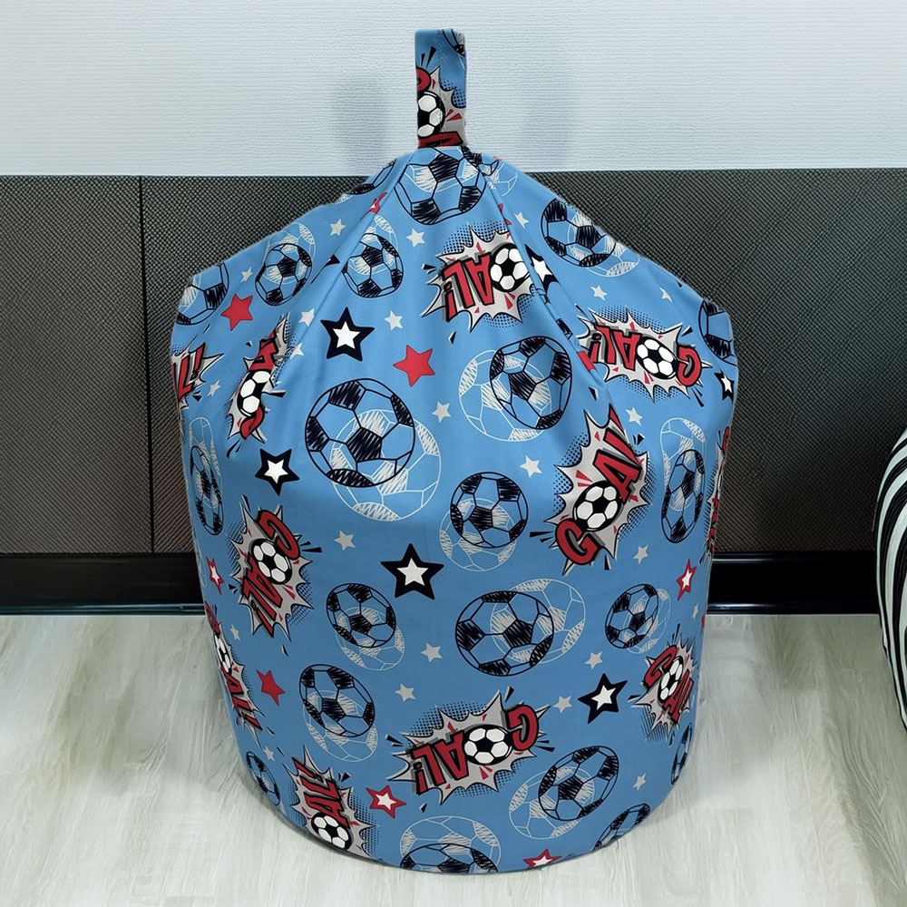 Kaikoo Blue Goal Print Bean Bag Image 1