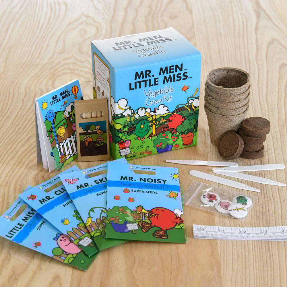Thompson & Morgan Mr Men Vegetable Seed Grow Kit Image 2