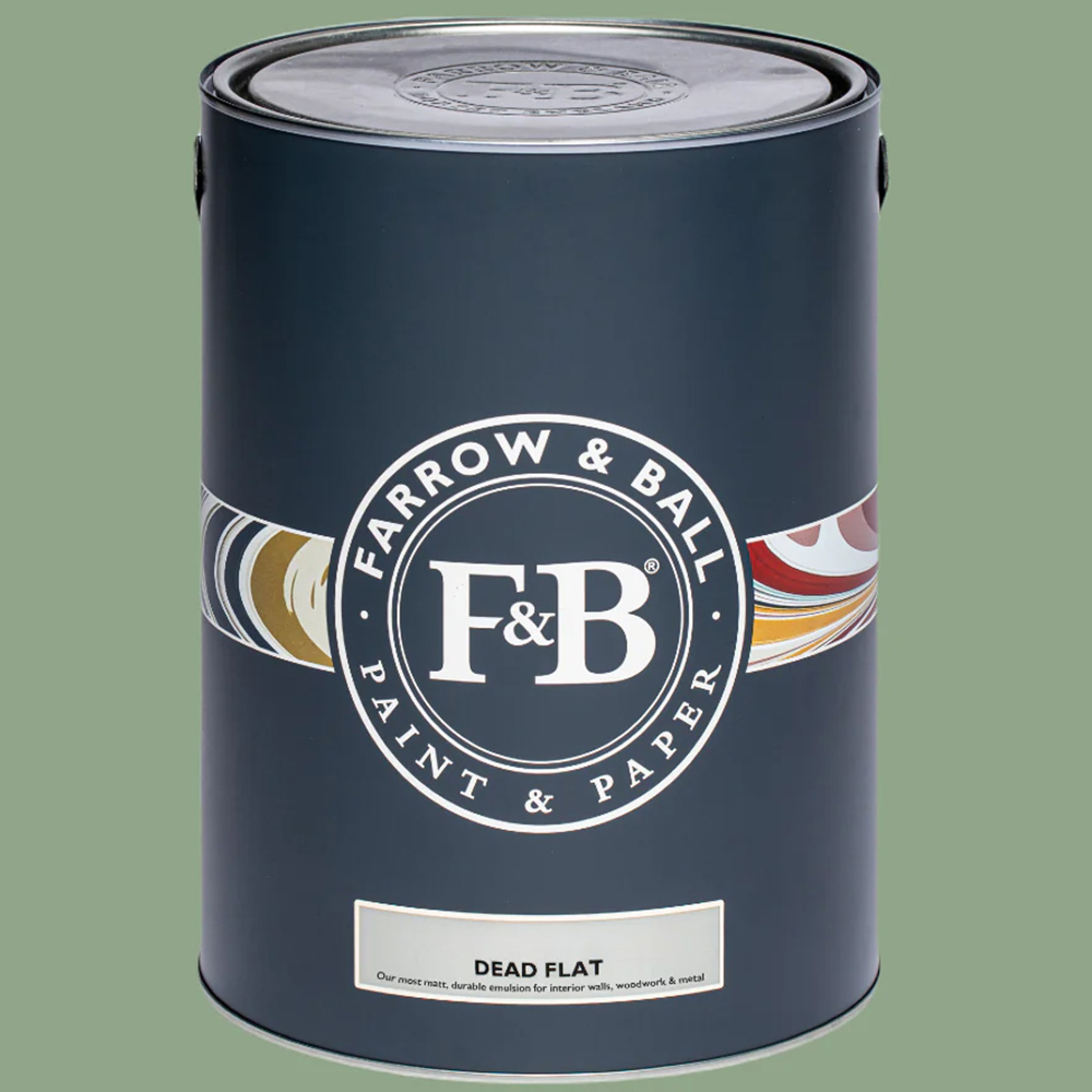 Farrow & Ball Dead Flat Breakfast Room Green Matt Paint 5L Image 2