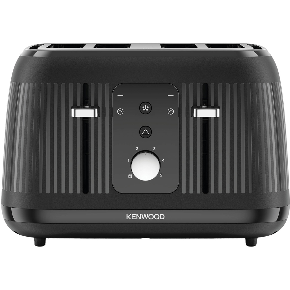 Kenwood TFP09.000BK Midnight Black Dawn 4 Slice Toaster Image 1