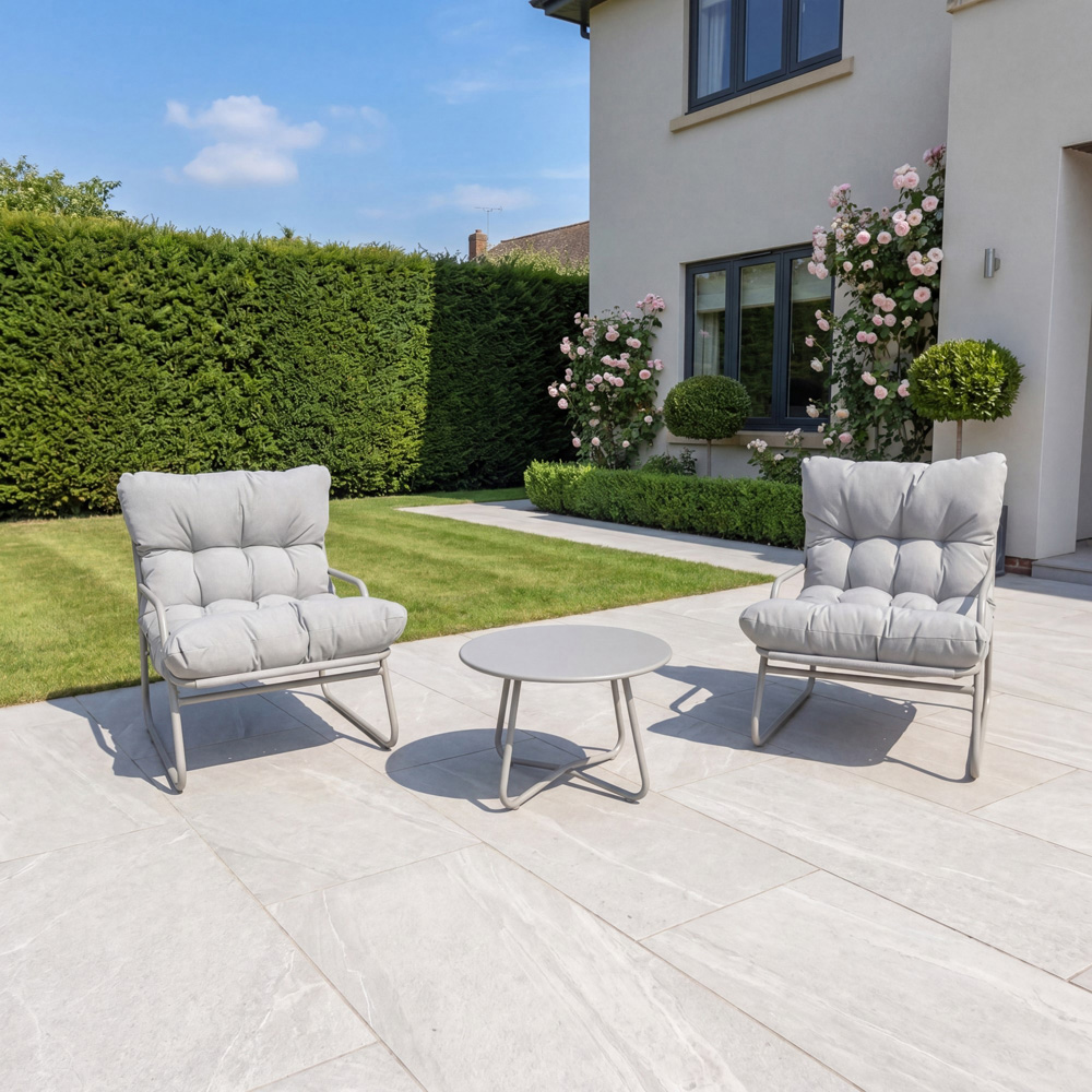 Artemis Home Calmo 2 Seater Beige Patio Conversation Set Image 3