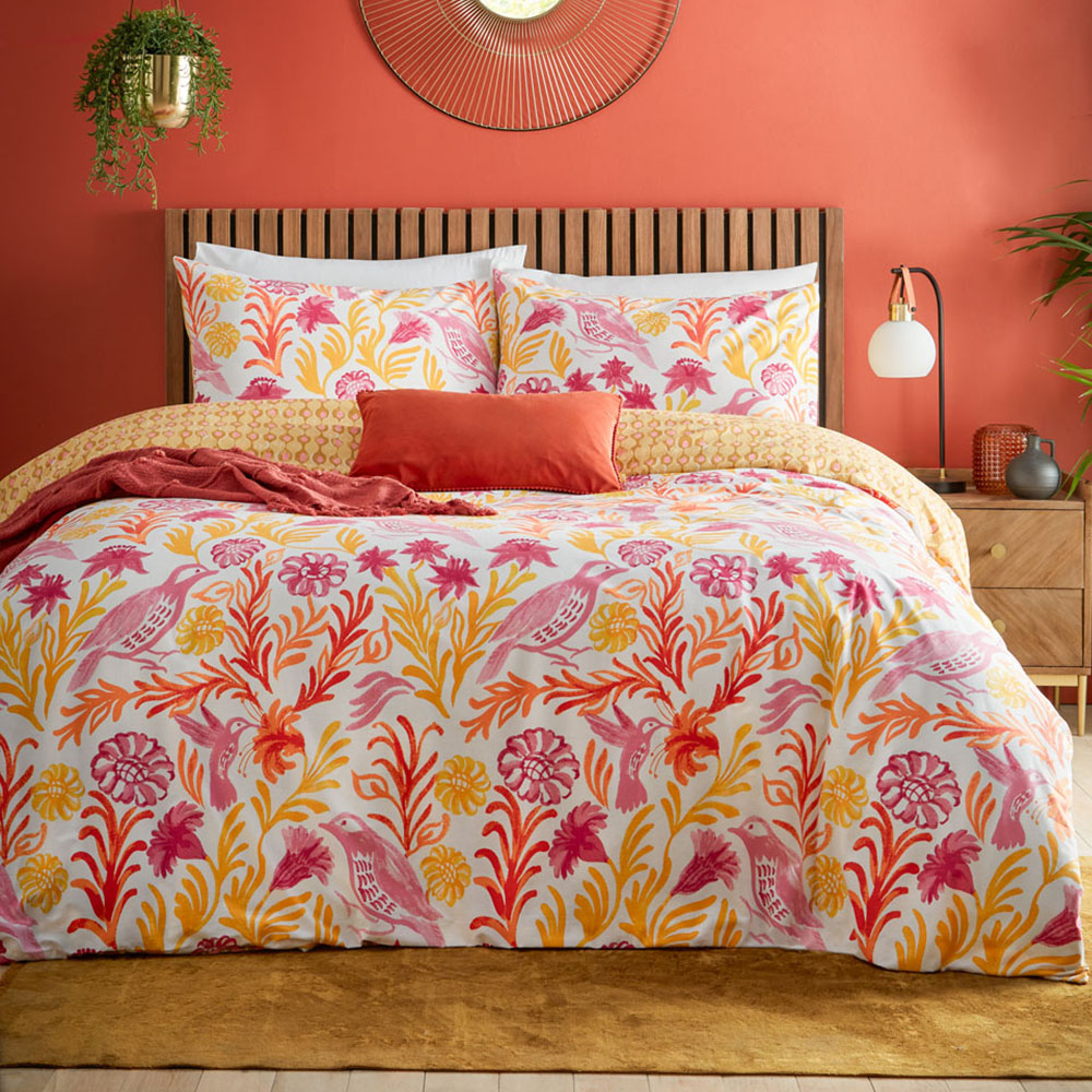 furn. Alentejo King Size Multicolour Trending Duvet Cover Set Image 4