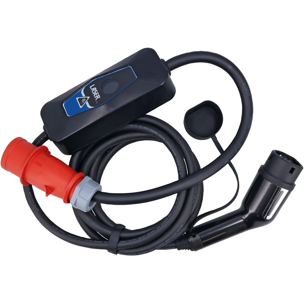 Laser 22kW 32A IP68 T2 Female to 5 Pin CEE Plug 3 Phase EV Charging Cable 5m Image 3
