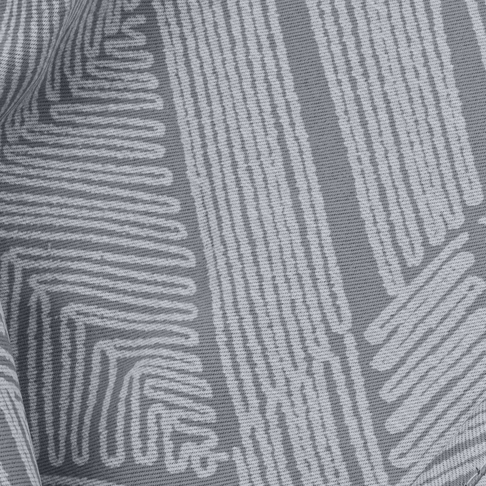Alan Symonds Silver Geometric Aztec Print Blackout Ring Top Eyelet Curtains 168 x 229cm Image 6