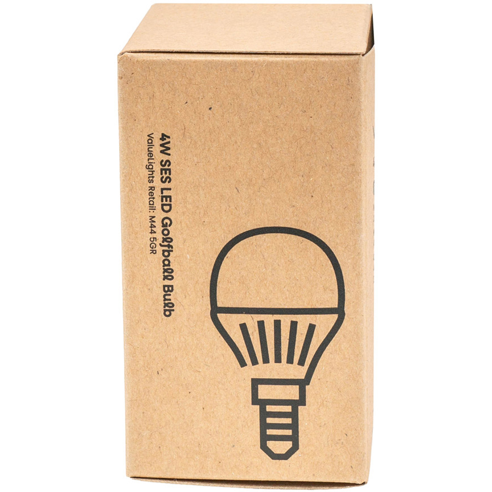 ValueLights 5 Pack E14 LED 4W Warm White Golfball Light Bulb Image 5