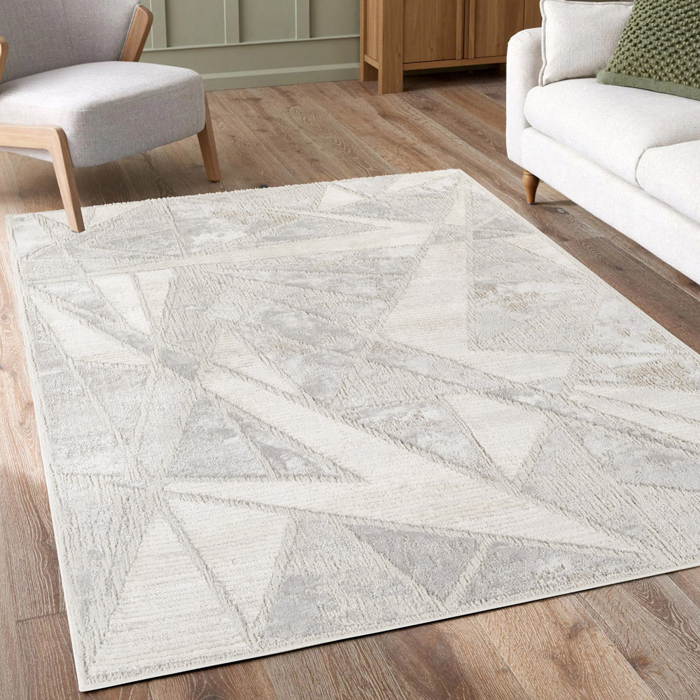 Desire Rugs Mabel Stone Abstract Geometric Design Rug 120 x 170cm Image 5