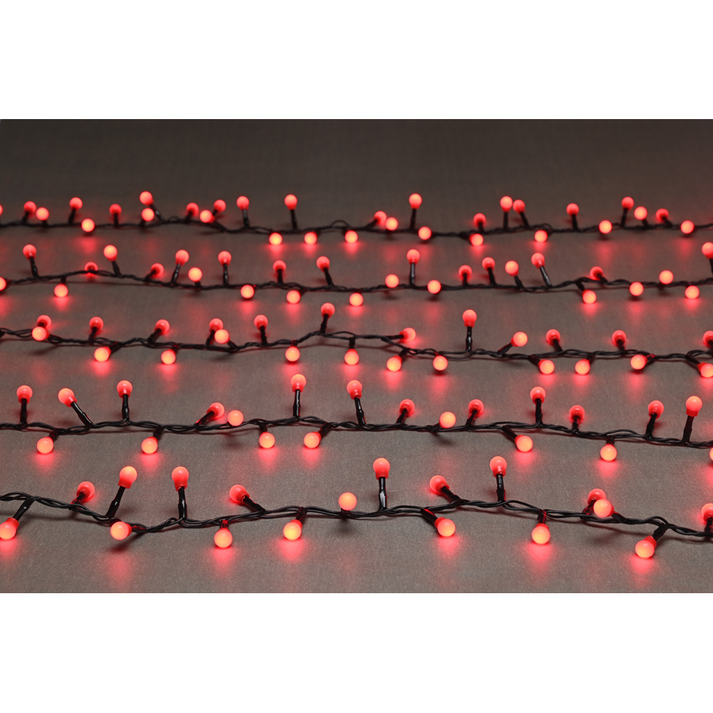 Festive 500 Red LED Mini Cherry String Light 11m Image 2
