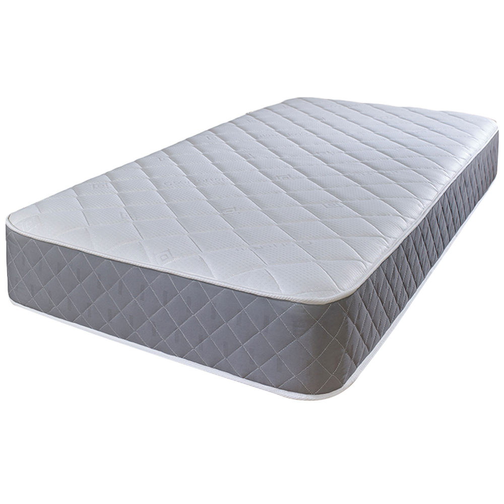 Extreme Comfort Cooltouch European Single Diamond Grey Foam Free Open Coil Spring Mattress Image 1