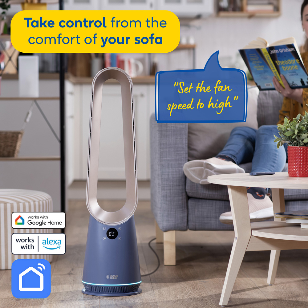Russell Hobbs Opulence Smart Bladeless Cooling Fan with Remote Image 4