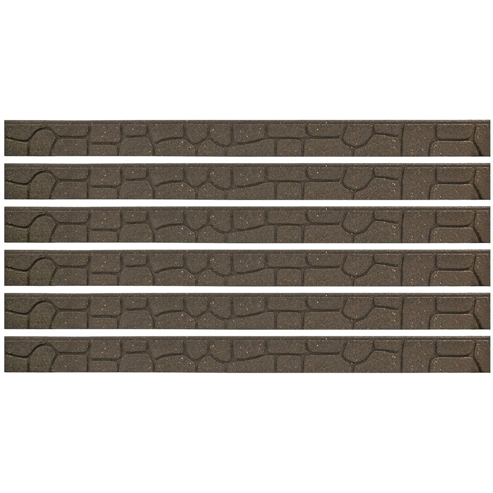 Primeur 9 x 120cm EZ Earth Stones Garden Border 6 Pack Image 1