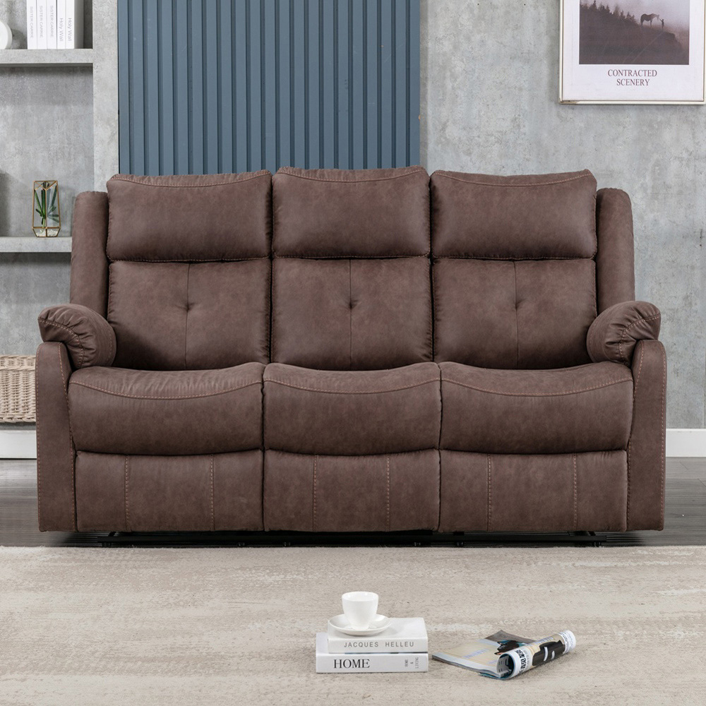 Brooklyn Casey 3 Seater Manual Recliner Sofa Image 1