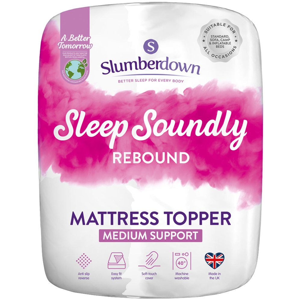 Slumberdown King Sleep Soundly Rebound Mattress Topper Image 1
