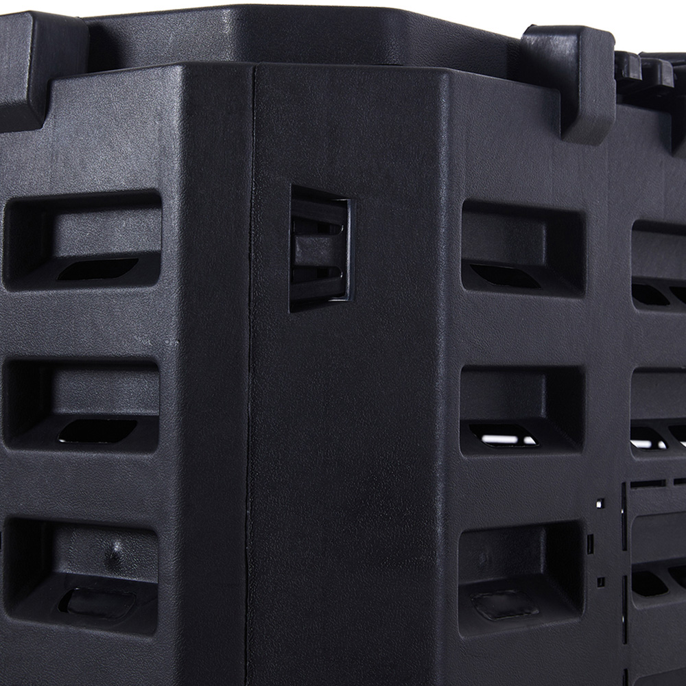 Living and Home Black Plastic Garden Compost Bin 500L Image 2