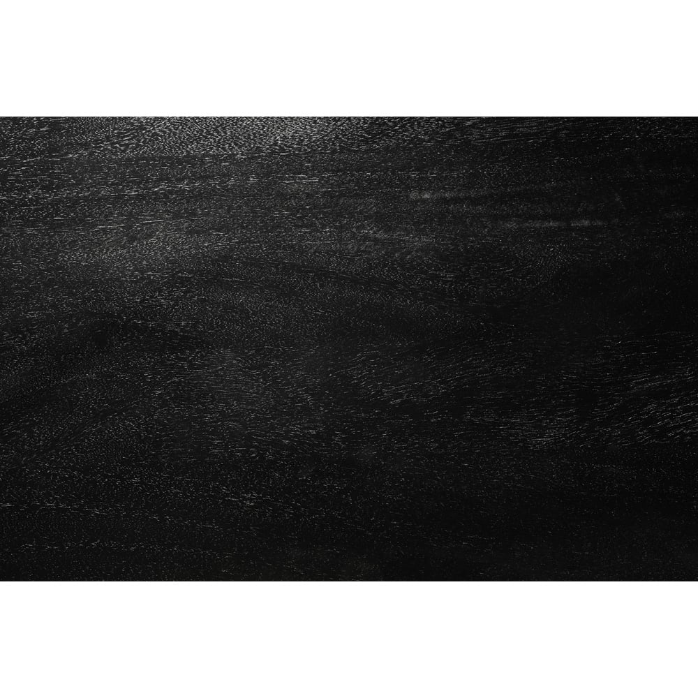 Desser Venice 3 Drawer Black Rattan and Mango Wood Chest of Drawers Image 6