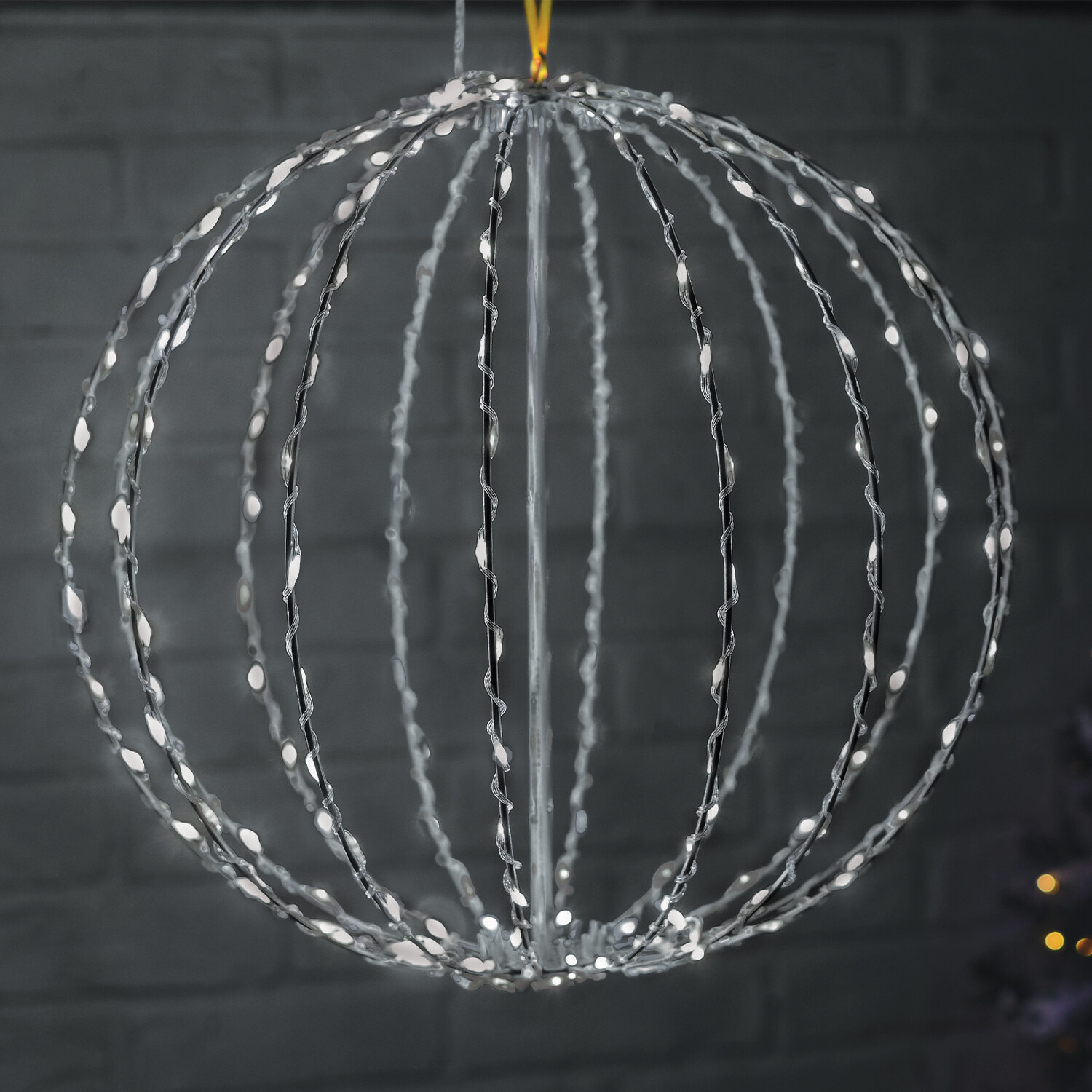 Christmas Coloured LED Light Ball - Multicolour Image 2