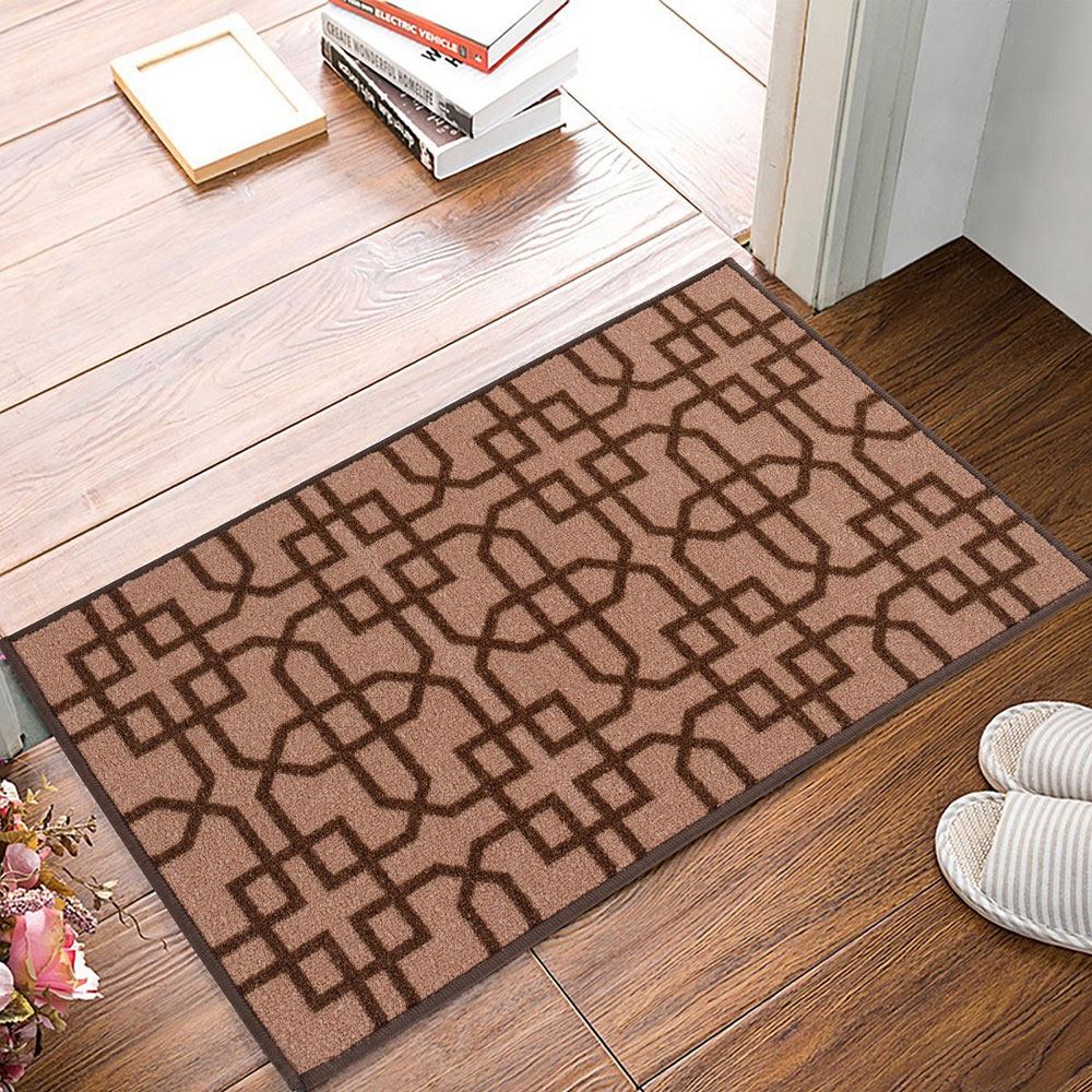 Smart Living Siam Beige and Brown Gel Back Non-Slip Door Mat 50 x 80cm Image 5