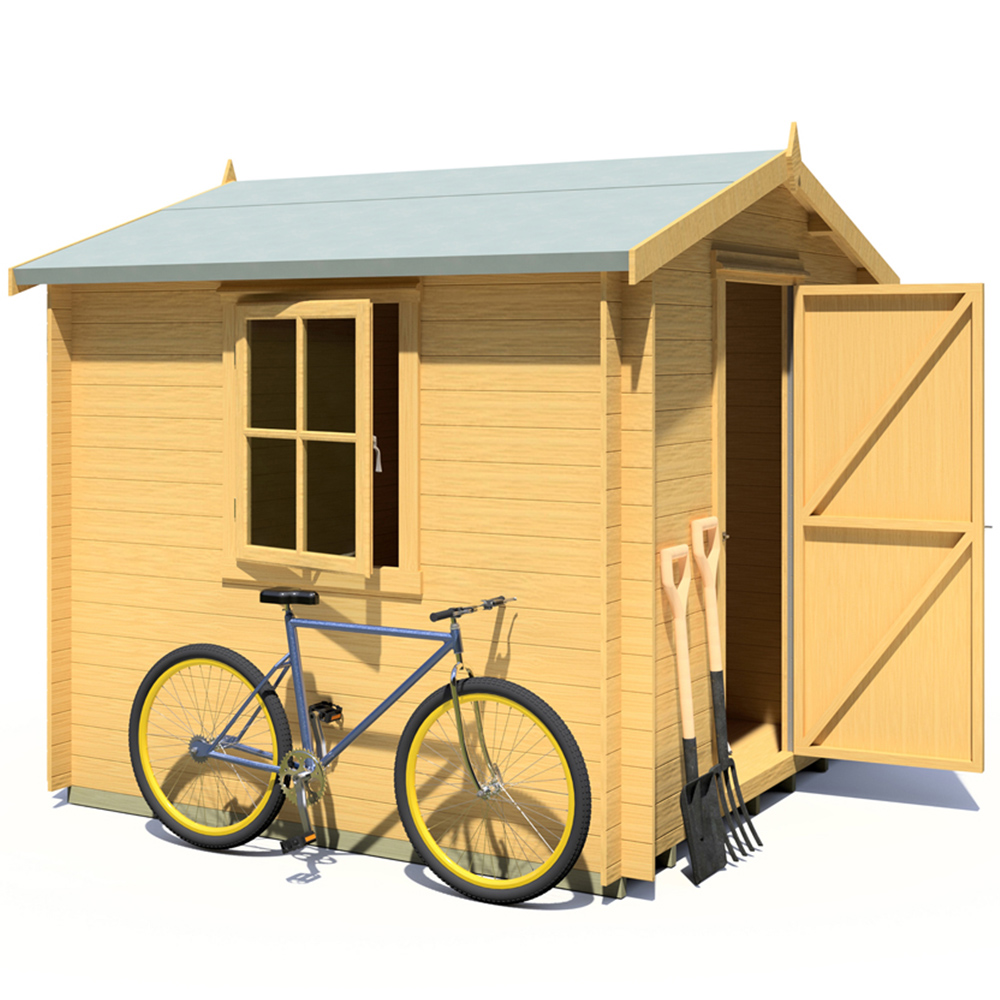 Shire Danbury 8 x 8ft Log Cabin Image 3