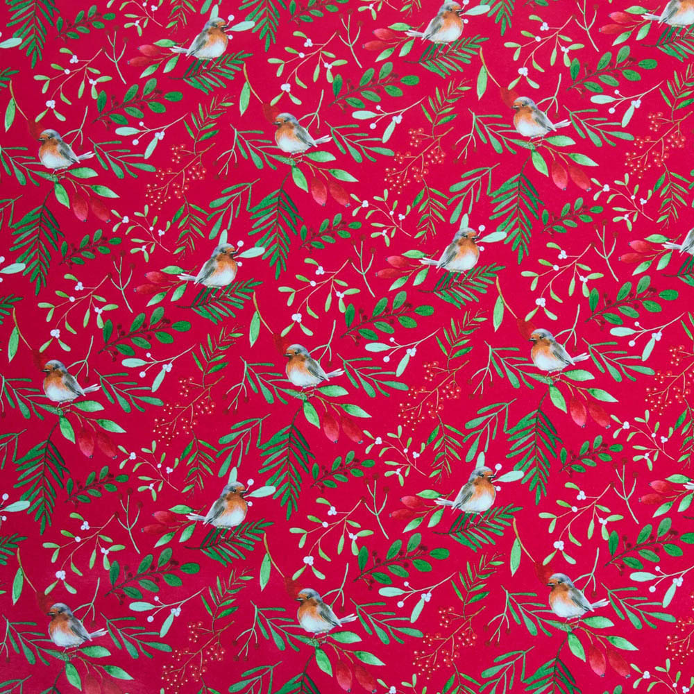 Traditional Robin Gift Wrap Image 8