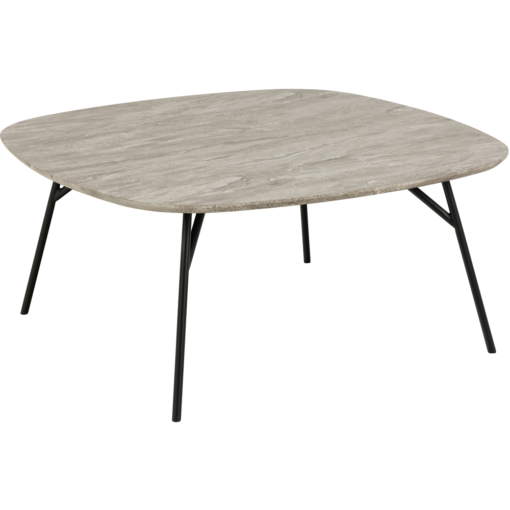 Florence Caracas Grey Marble Effect Coffee Table Image 2