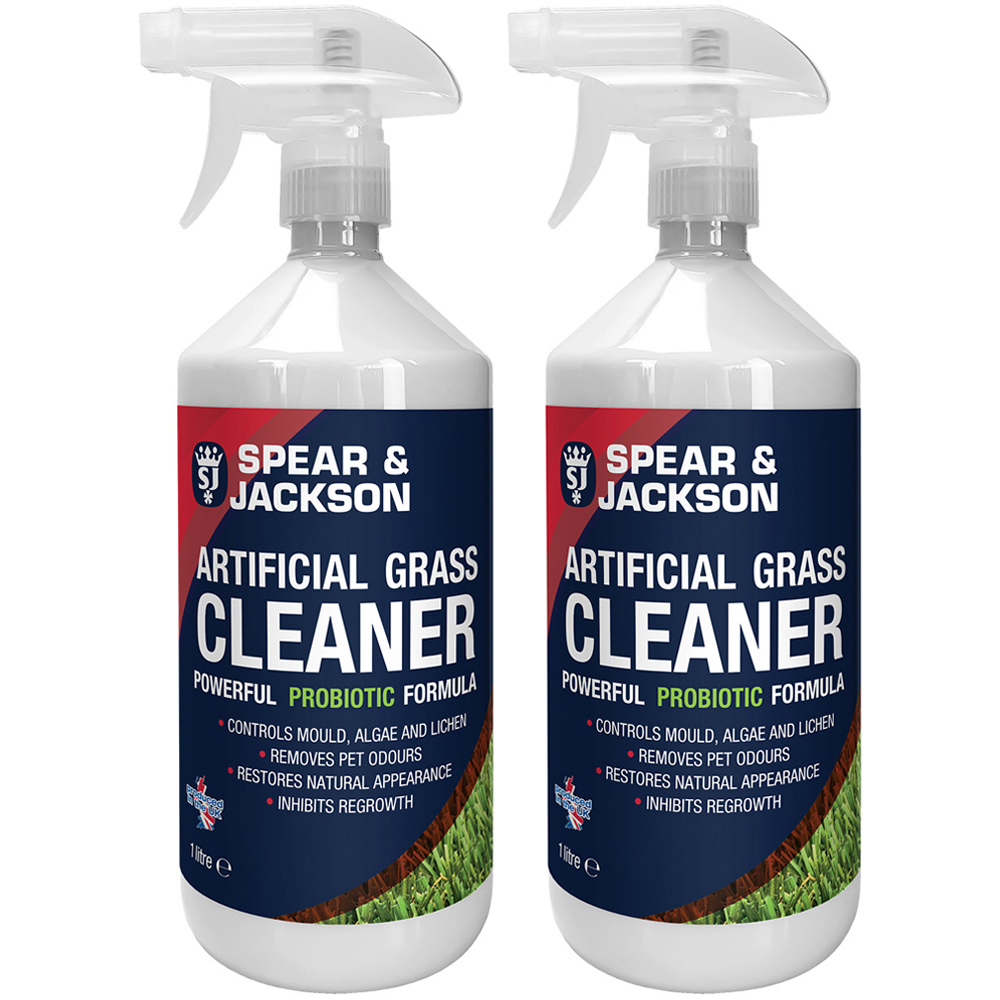 Spear & Jackson Artificial Grass Cleaner 1L 2 Pack Image