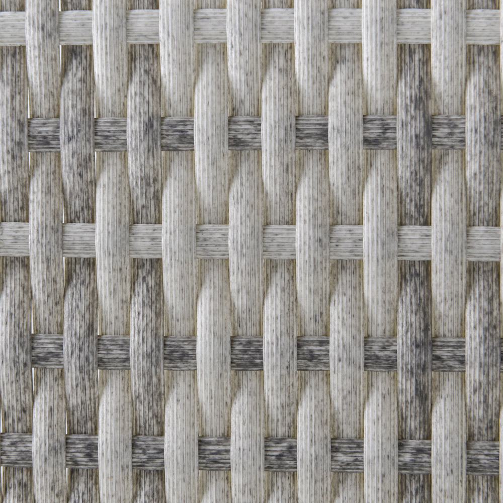 Outsunny Grey Single Rattan Sofa Chair with Padded Cushion Image 3