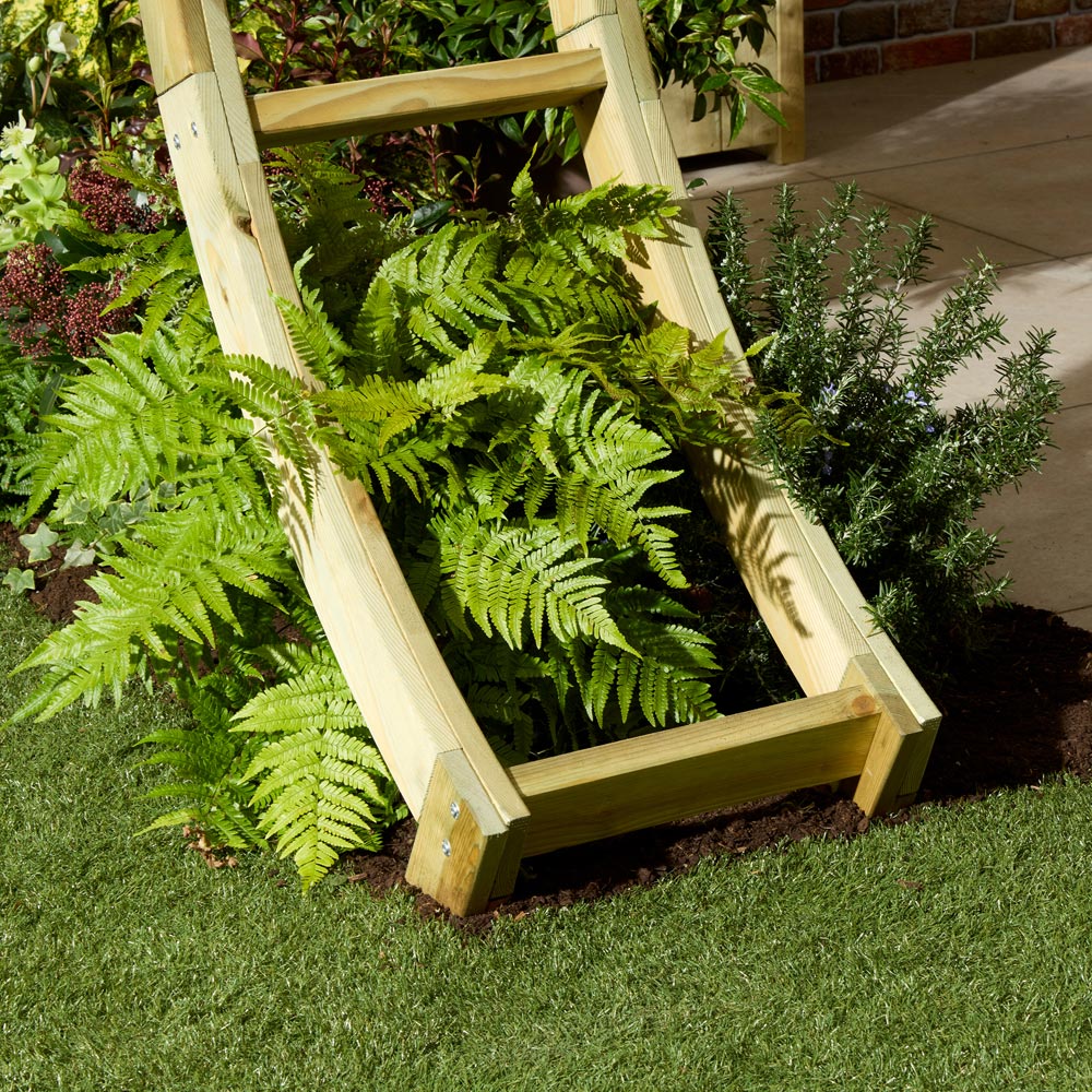 Rowlinson Infinity 7 x 1.4ft Natural Wooden Garden Arch Image 4