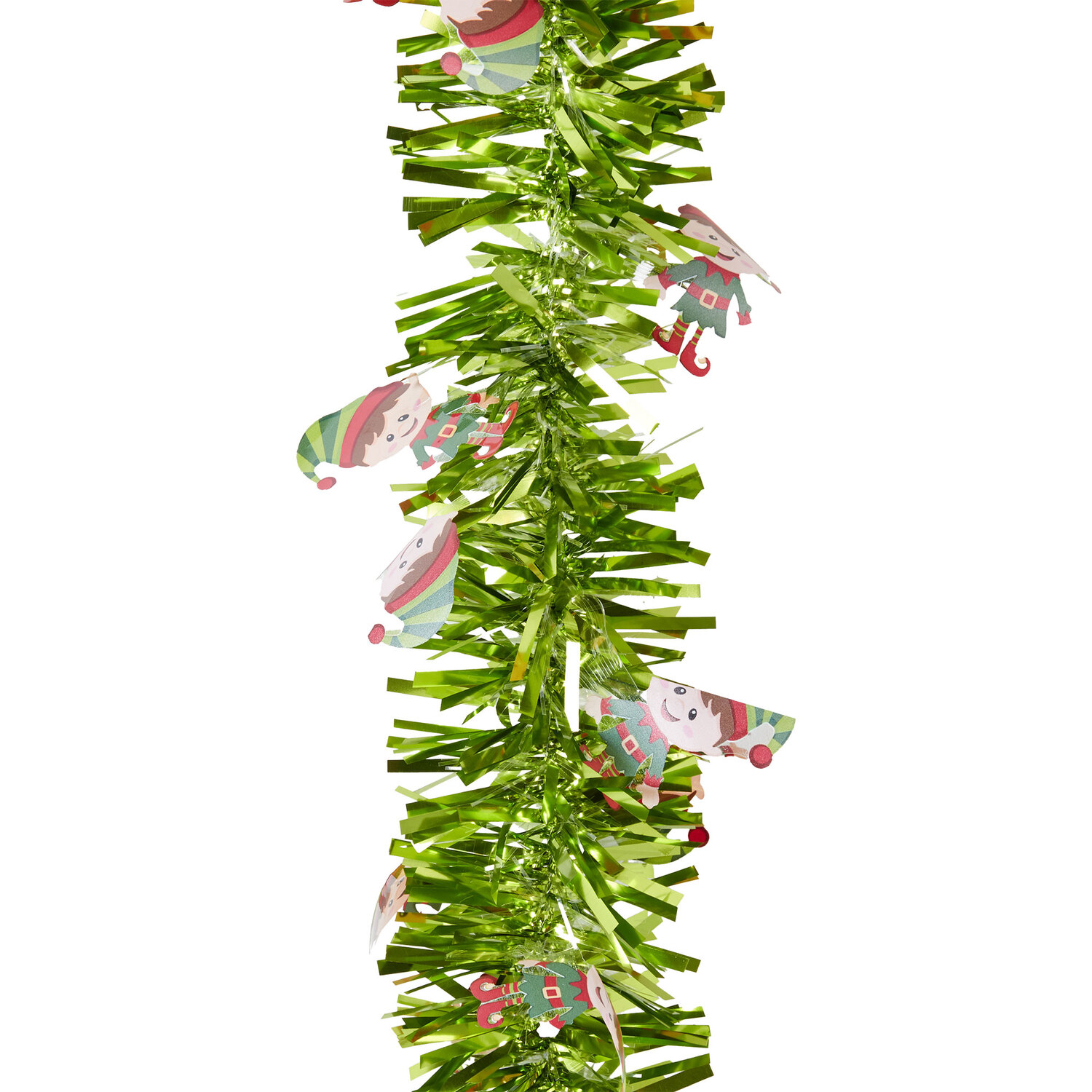 Christmas Elf Tinsel - Green Image 2