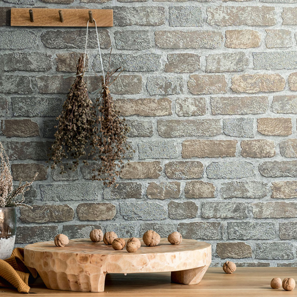 Galerie Industrial Effects Sand Brick Wallpaper Image 3