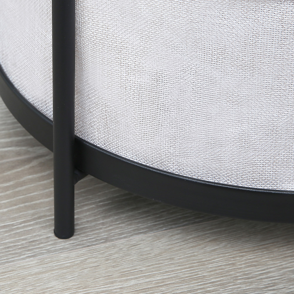 Bakewell Single Shelf Black Coffee Table Image 5