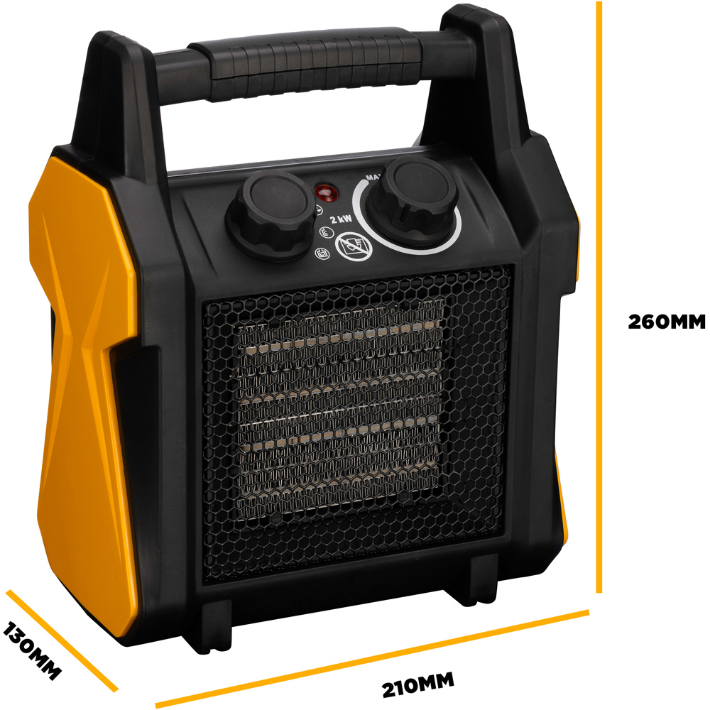TCP Tough and Compact Industrial Design Portable Heater 2000W Image 9
