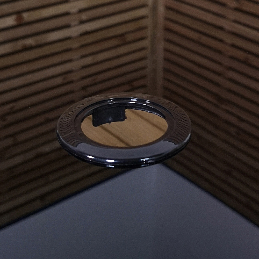 Samuel Alexander 4 Seater Round Outdoor Recliner Dining Set Black Image 7