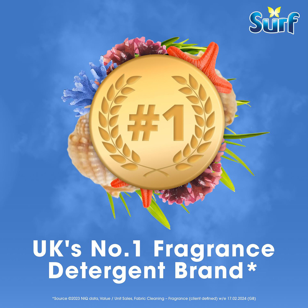 Surf 3 in 1 Deep Sea Washing Capsules 36 Washes 8 Pack Image 7