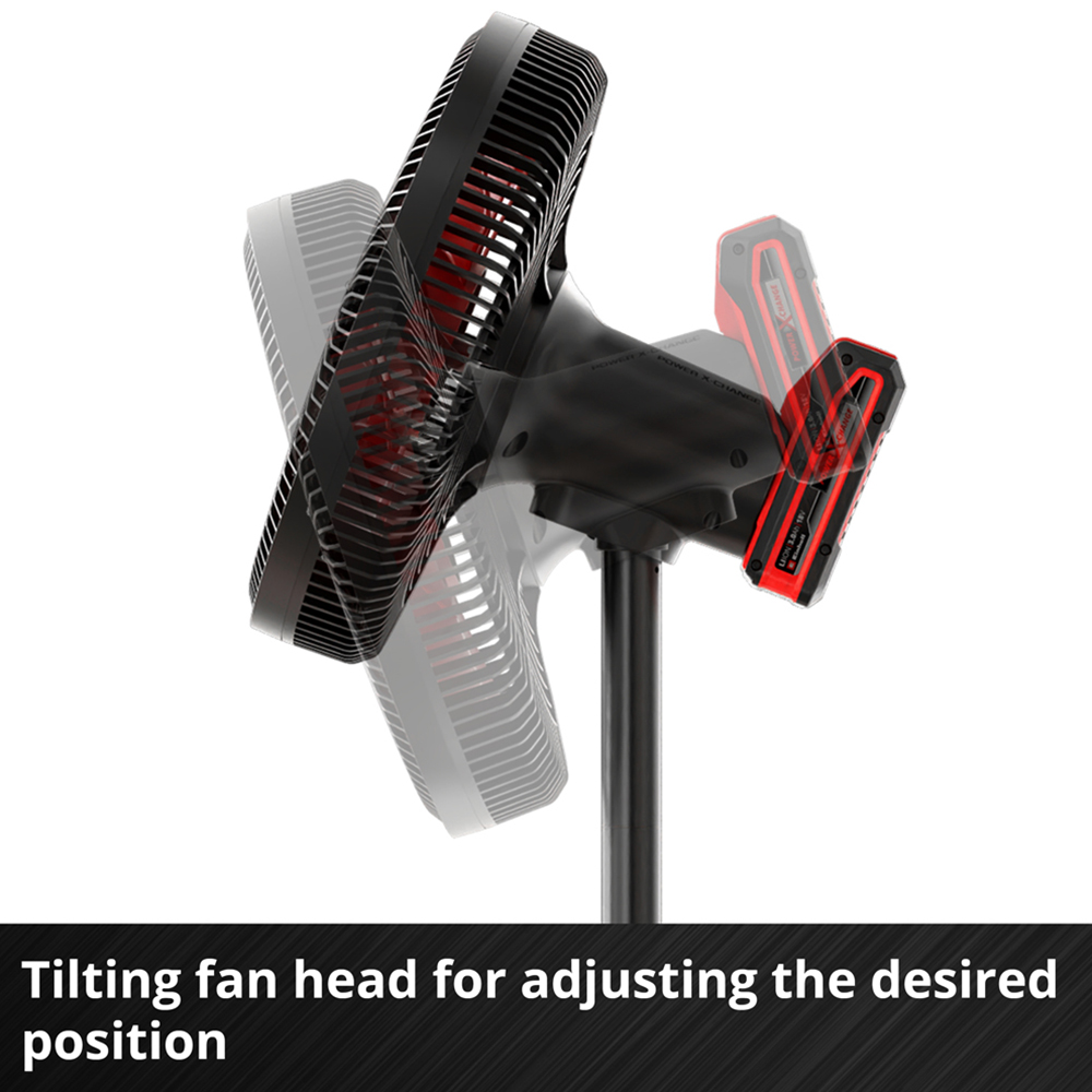 Einhell GE-CF Oscillating Cordless Tower Fan with Sturdy Base Bare Unit Image 4