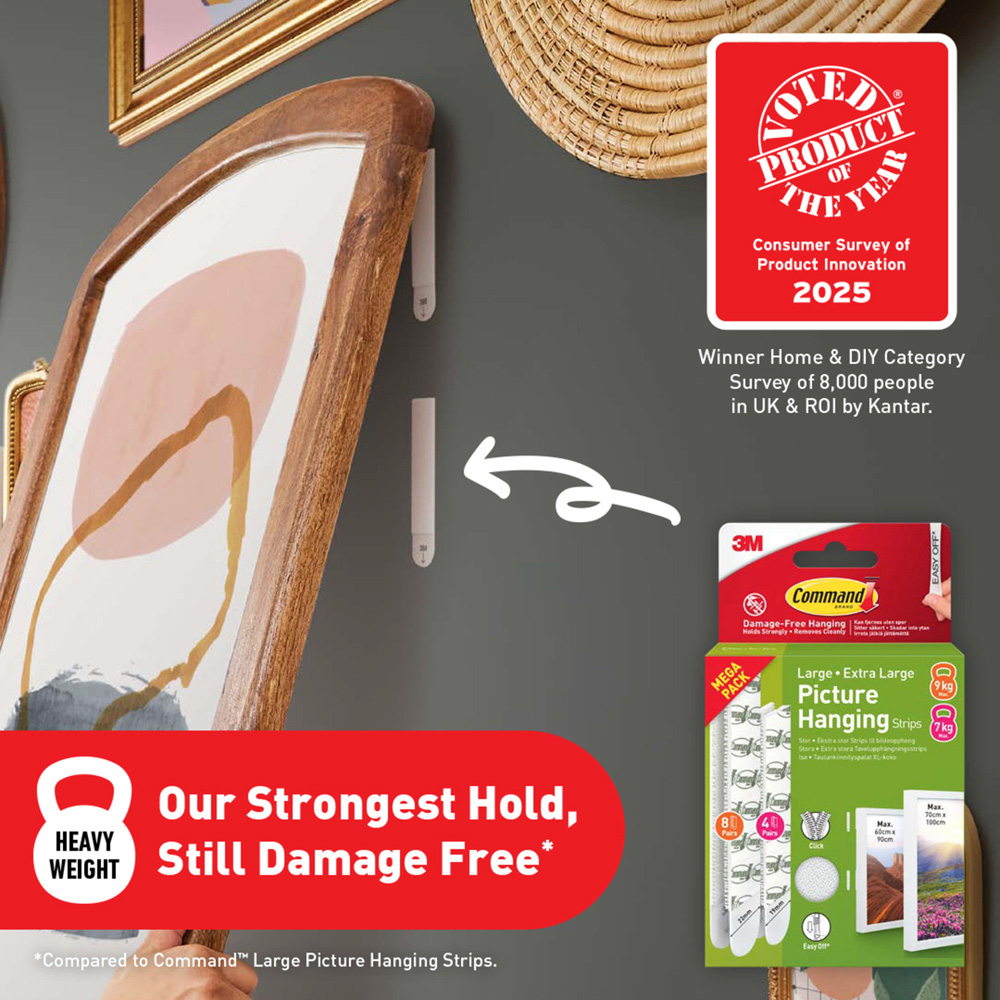 Pack of 12 Command Picture Hanging Strips Image 3