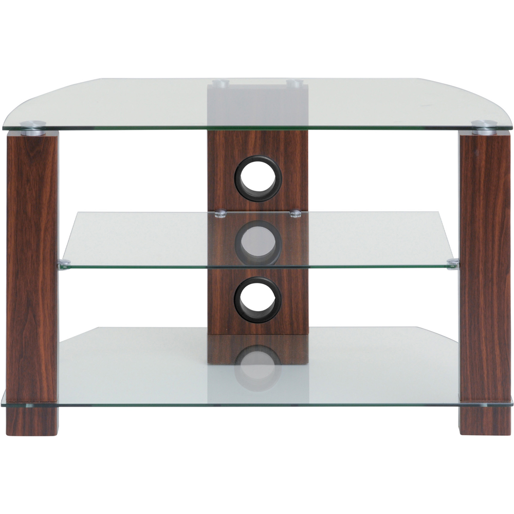 TTAP Vision 2 Shelf Walnut TV Stand 800mm Image 3