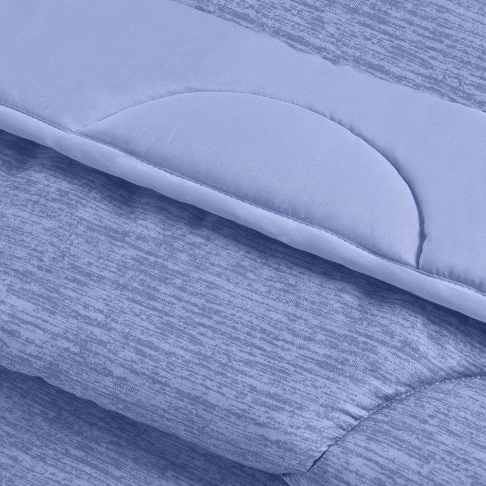 Homerepublic Super King Size Blue Reversible Coverless Duvet 10.5 Tog Image 3