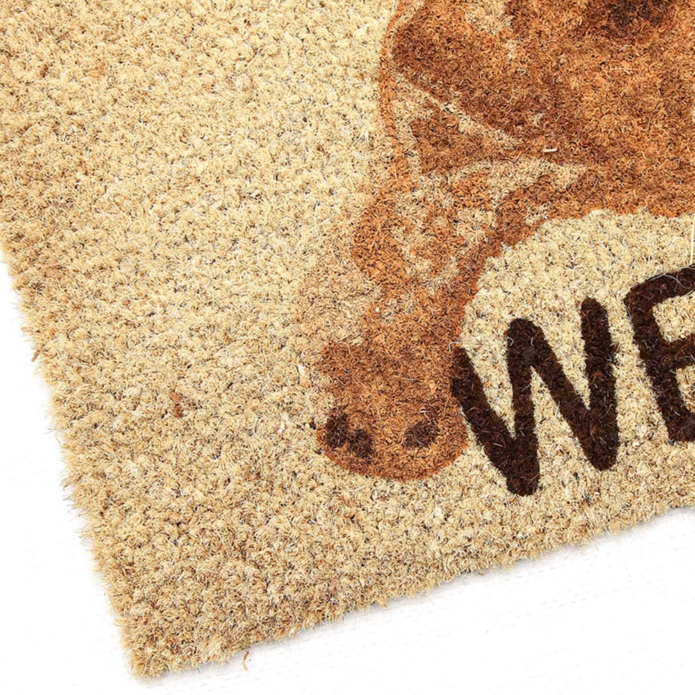 Coco & Coir Puppy Welcome Coir Door Mat 45 x 75cm Image 5