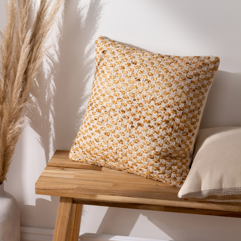 Yard Wikka Natural Woven Cushion Image 2
