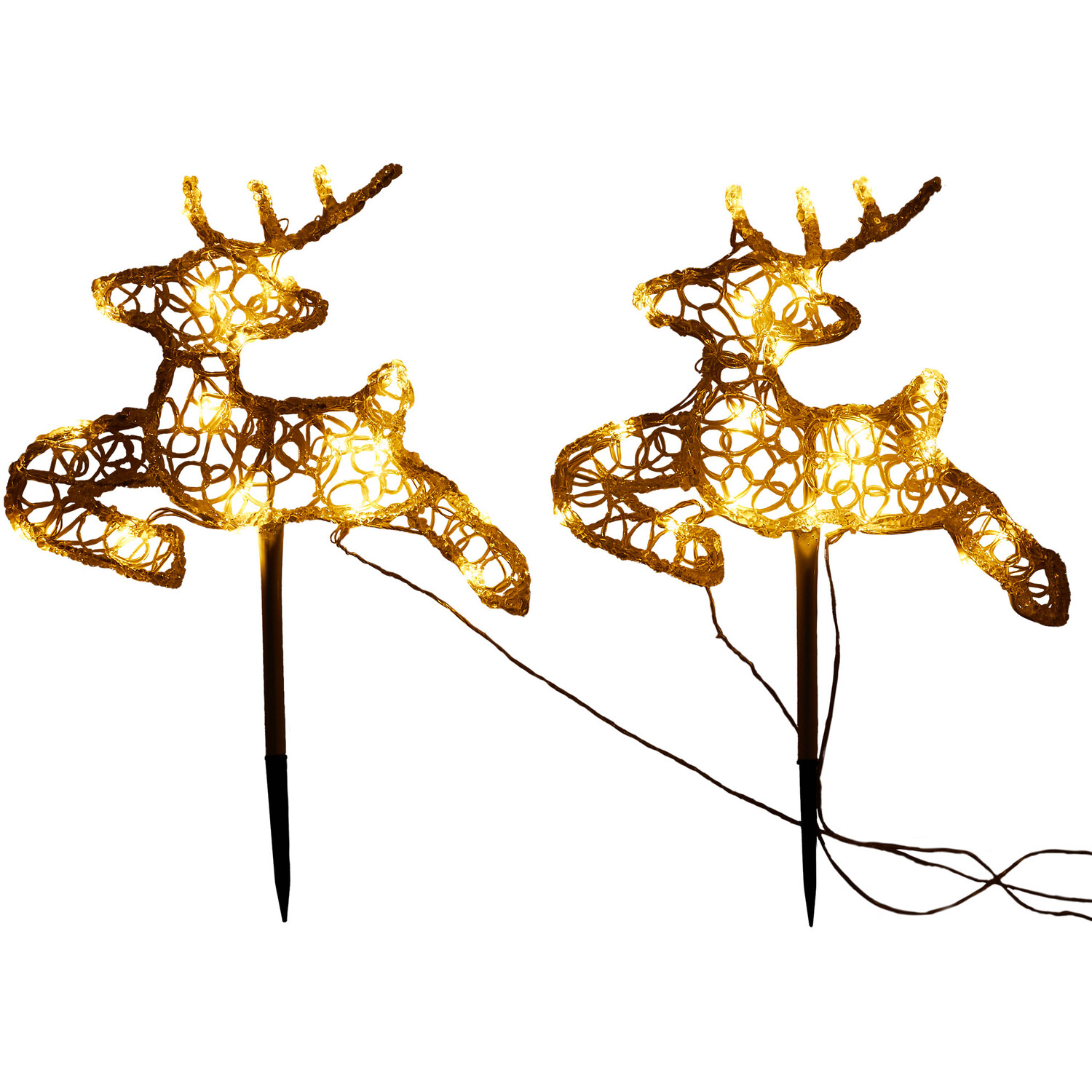Set of 6 Reindeer Garden Stakes Image 3