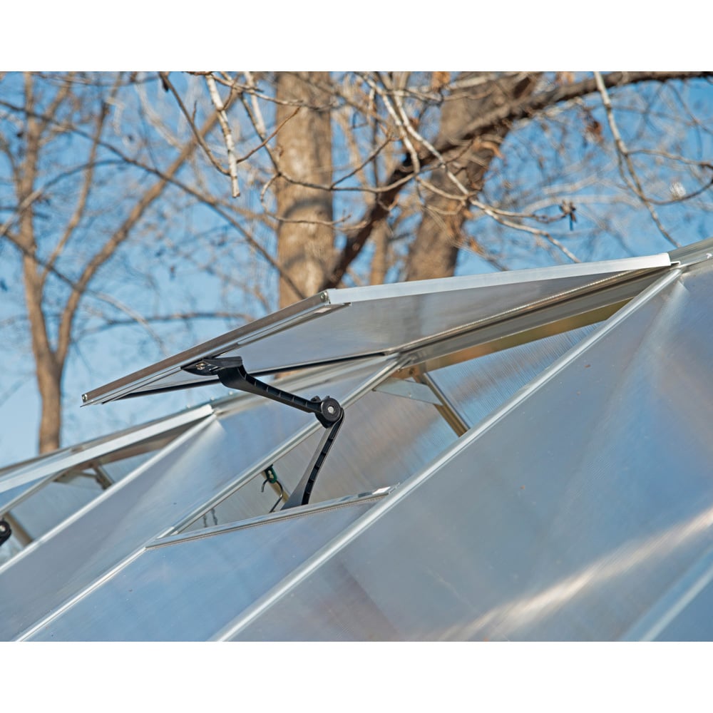Palram Canopia Balance Silver Aluminium Polycarbonate 8 x 16ft Extended Greenhouse Image 4