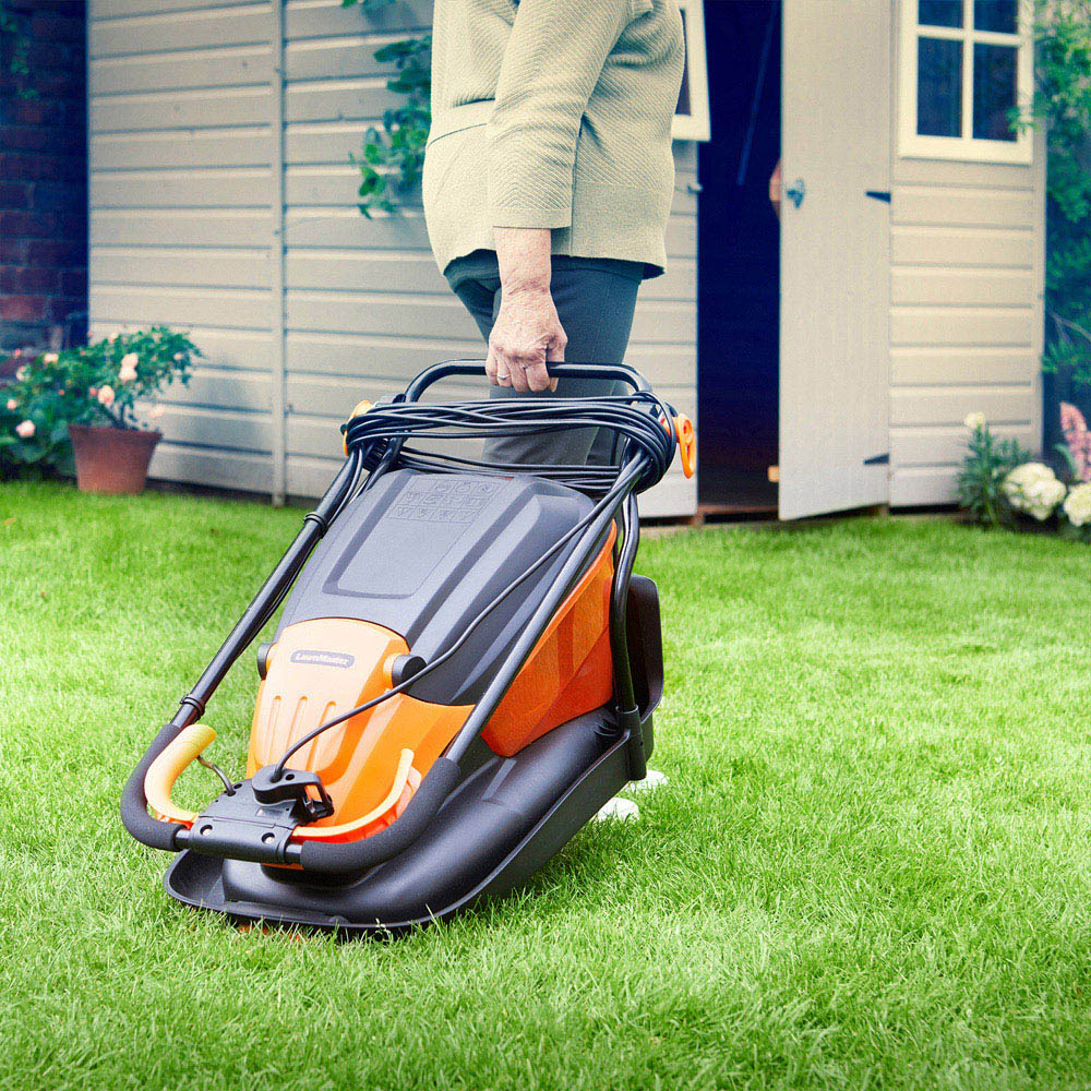 LawnMaster MEH1733 1700W 2-in-1 33cm Hover Collect Lawn Mower and Line Trimmer Set Image 6