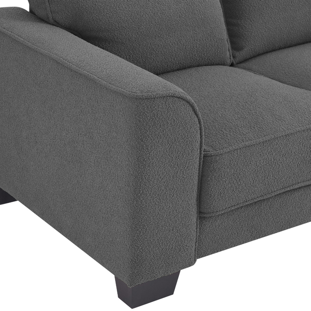 Home Detail Jada 2 Seater Dark Grey Boucle Sofa Image 6