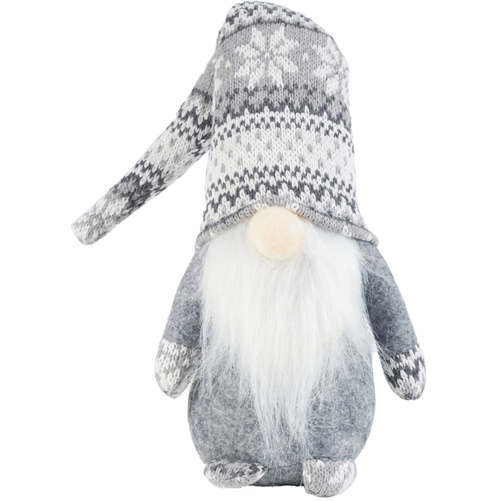 Living and Home Plush Santa Gnome Doll Ornament 2 Pack Image 5