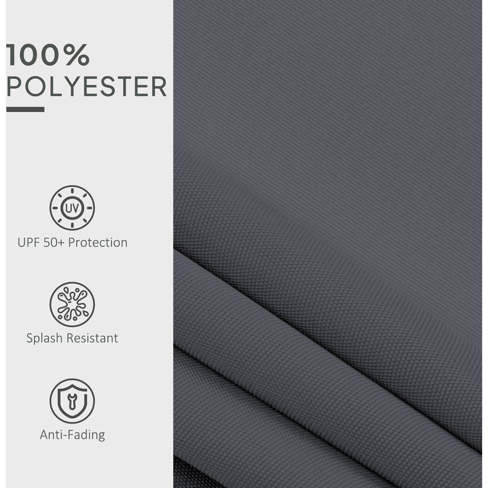 Outsunny Grey Awning Replacement Canopy 3 x 2.5 m Image 5